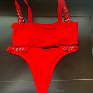 Red bikini